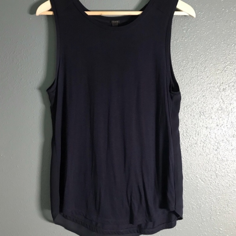 J. Crew Women’s Navy Blue Work Cami Tank Top Sz S